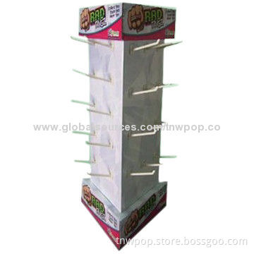 Cardboard Tabletop Display, Rotating Design/Strong/100% Eco-friendly, Customized Sizes and Designs